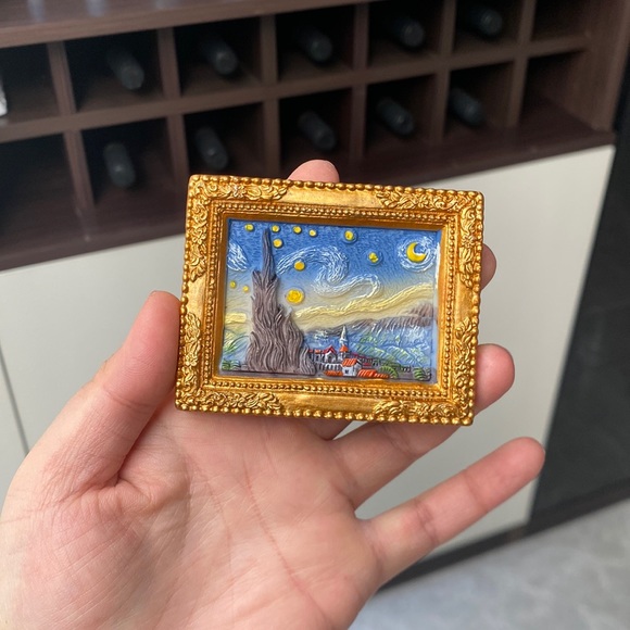 Other - Van Gogh's Famous Paintings Series 3D Holland Fridge Magnet [starry night]
